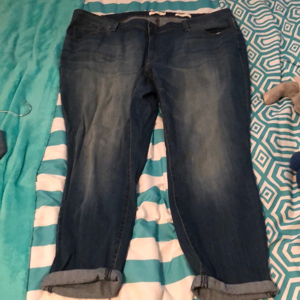 Skinny cropped jeans